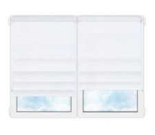 Римские шторы Флекси белый Compact цена. Купить в «Мастерская Жалюзи»